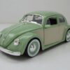 JADA Modellauto VW Käfer 1959 mit Weißwandreifen hellgrün weiß Modellauto 1:24 Jada