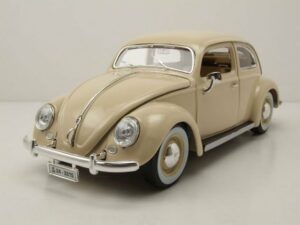 Bburago Modellauto VW Käfer 1955 beige Modellauto 1:18 Bburago