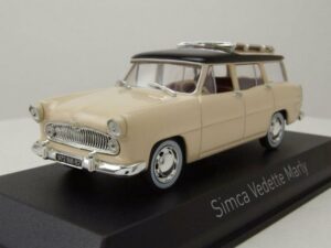 Norev Modellauto Simca Vedette Marly 1957 creme schwarz Modellauto 1:43 Norev