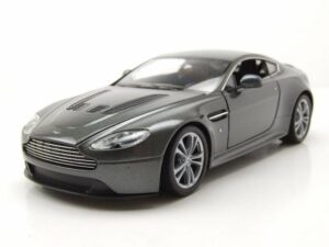 Welly Modellauto Aston Martin V12 Vantage 2010 grau metallic Modellauto 1:24 Welly