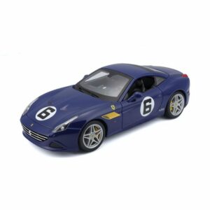 Bburago Modellauto Ferrari California T The Sunoco (blau)