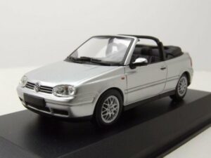 Maxichamps Modellauto VW Golf 4 Cabrio 1998 silber Modellauto 1:43 Maxichamps