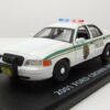 GREENLIGHT collectibles Modellauto Ford Crown Victoria Police Interceptor Miami Metro Police 2001 weiß