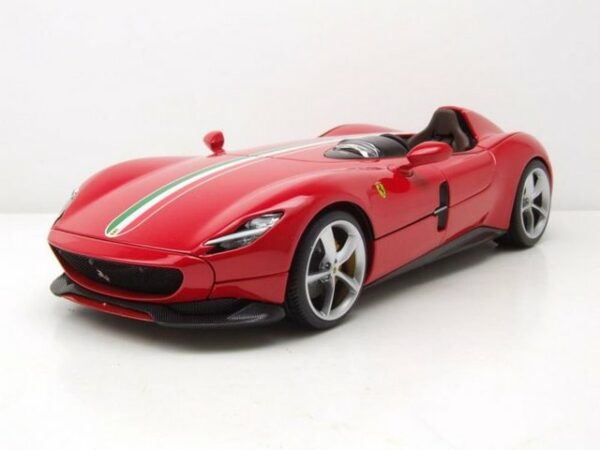 Bburago Modellauto Ferrari Monza SP1 2018 rot Modellauto 1:18 Bburago Signature Series