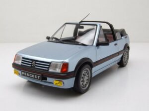 Solido Modellauto Peugeot 205 CTI Cabrio 1989 hellblau metallic Modellauto 1:18 Solido