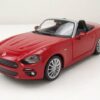 Bburago Modellauto Fiat Spider Cabrio 2016 rot Modellauto 1:24 Bburago