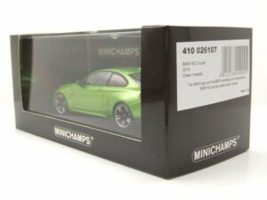 Minichamps Modellauto BMW M2 Coupe 2016 grün metallic Modellauto 1:43 Minichamps