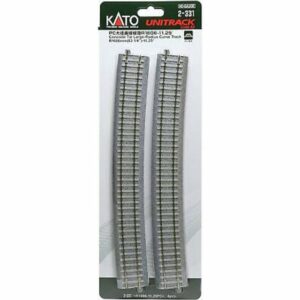 KATO Modelleisenbahn-Set H0 4er-Set Gebogenes Gleis R1606 mm