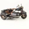 Modellauto Deko Motorrad mit Beiwagen Modell Retro Vintage 32