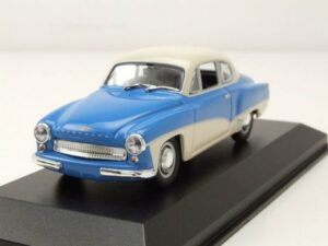 Maxichamps Modellauto Wartburg A 311 Coupe 1958 blau weiß Modellauto 1:43 Maxichamps