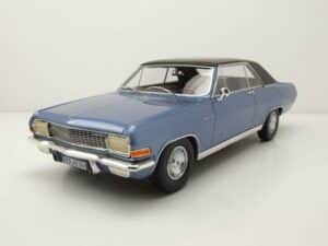 Schuco Modellauto Opel Diplomat A Coupe 1965 - 1967 blau metallic schwarz Modellauto