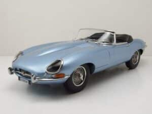 Norev Modellauto Jaguar E-Type Cabrio 1962 blau metallic Modellauto 1:12 Norev