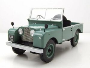 MCG Modellauto Land Rover Series I ohne Verdeck RHD 1957 grün Modellauto 1:18 MCG