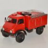 JS GartenDeko Modellauto Blechauto Modellauto Oldtimer Unimog S 404 Feuerwehr TLF 8 L 30 cm