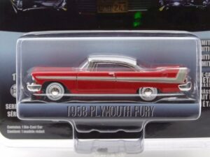 GREENLIGHT collectibles Modellauto Plymouth Fury 1958 rot weiß Christine Modellauto 1:64 Greenlight Colle