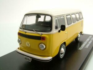 Triple9 Modellauto VW T2 Bus 1976 gelb weiß Modellauto 1:43 Triple9