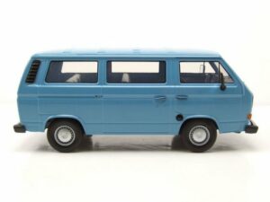 Motormax Modellauto VW T3 Bus blau Modellauto 1:24 Motormax