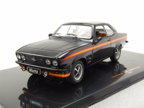 ixo Models Modellauto Opel Manta A GT/E Black Magic 1974 schwarz Modellauto 1:43 ixo models