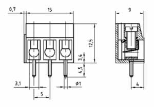 H-Tronic Modelleisenbahn-Set H-Tronic Einzeltasten-Weichensteuerung Bausatz