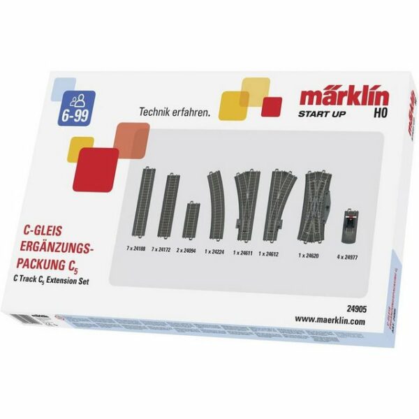 Märklin Modelleisenbahn-Set Märklin 24905 C-Gleis Ergänzungspackung C5 H0