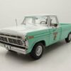 GREENLIGHT collectibles Modellauto Ford F-100 Pick Up Forest Service 1975 türkis weiß mit Smokey Bear