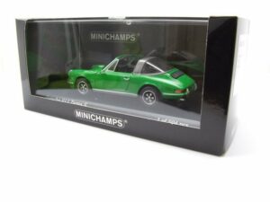 Minichamps Modellauto Porsche 911 Targa 1972 grün Modellauto 1:43 Minichamps
