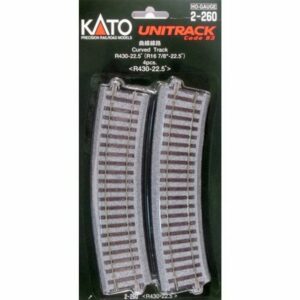 KATO Modelleisenbahn-Set H0 4er-Set Gebogenes Gleis R430-22.5°