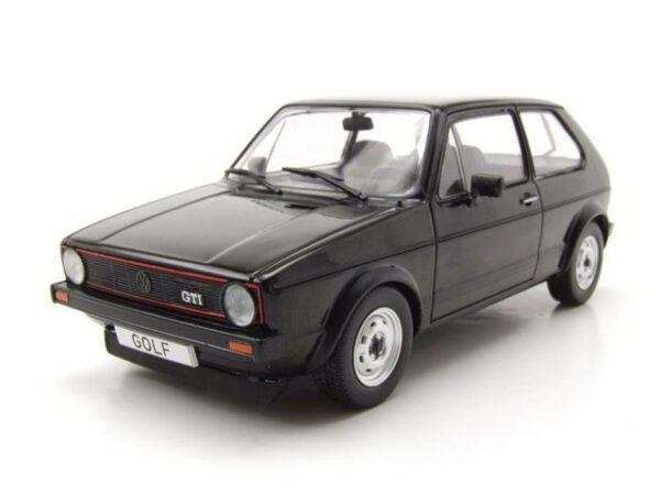 Whitebox Modellauto VW Golf 1 GTI 1976 schwarz Modellauto 1:24 Whitebox