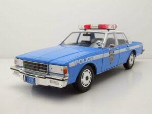 GREENLIGHT collectibles Modellauto Chevrolet Caprice New York City Police NYPD 1990 blau weiß Modellauto