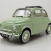 Norev Modellauto Fiat 500 L 1968 hellgrün mit Geburtsverpackung Modellauto 1:18 Norev
