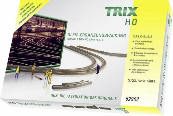 TRIX H0 Modelleisenbahn-Set H0 Trix C-Gleis T62902 Ergänzungs-Set 1 St.