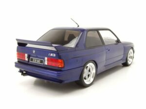 ixo Models Modellauto BMW M3 E30 1989 dunkelblau metallic Modellauto 1:18 ixo models