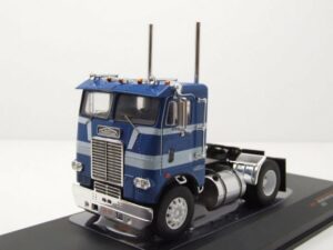 ixo Models Modellauto Freightliner COE Zugmaschine 1976 blau weiß Modellauto 1:43 ixo models