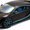 Bburago Modellauto Bugatti Chiron 42 Sekunden Weltrekord (schwarz)