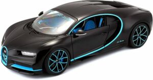 Bburago Modellauto Bugatti Chiron 42 Sekunden Weltrekord (schwarz)