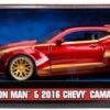 JADA Modellauto Modellauto Marvel Ironman 2016 Chevy Camaro SS mit Figur 253225003