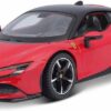 Bburago Modellauto Ferrari R&P SF90 Stradale (rot)