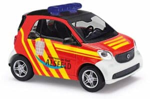 Busch 50719 H0 Smart ForTwo Coupé 2014 FeuerW Alsf