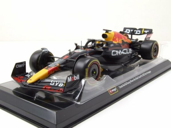 Bburago Modellauto Red Bull RB18 Formel 1 2022 #1 Verstappen Modellauto 1:24 Bburago
