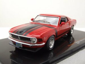 ixo Models Modellauto Ford Mustang Boss 302 1970 rot Modellauto 1:43 ixo models