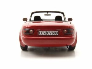 Norev Modellauto Mazda MX-5 Cabrio 1989 rot Modellauto 1:18 Norev