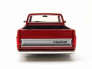 JADA Modellauto Chevrolet C-10 Pick Up 1985 rot mit Flammen Modellauto 1:24 Jada Toys