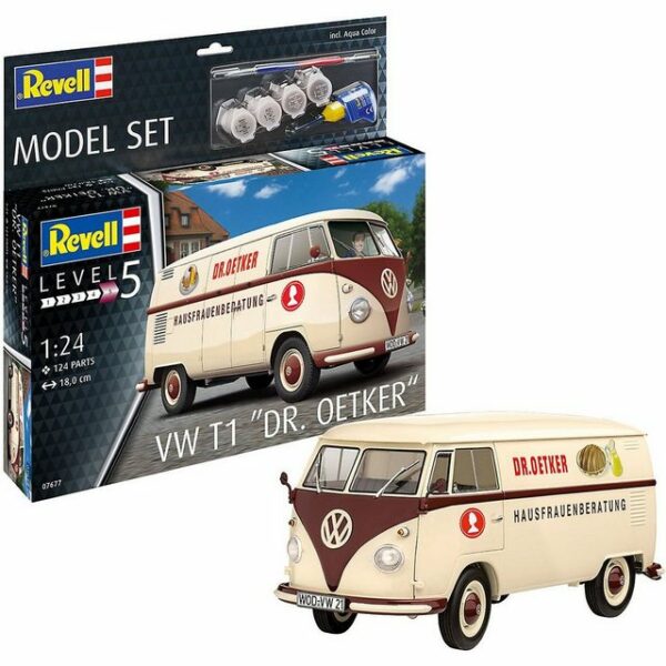 Revell® Modellauto Model Set VW T1 Bulli "Dr. Oetker"