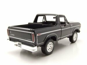 Motormax Modellauto Ford Bronco Pick Up 1978 schwarz Modellauto 1:24 Motormax