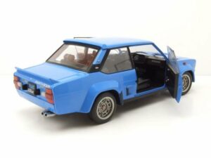 Solido Modellauto Fiat 131 Abarth 1980 blau Modellauto 1:18 Solido