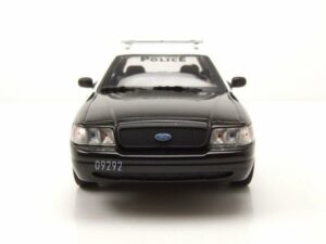 GREENLIGHT collectibles Modellauto Ford Crown Victoria Police Interceptor 2011 Terre Haute Idiana schwarz