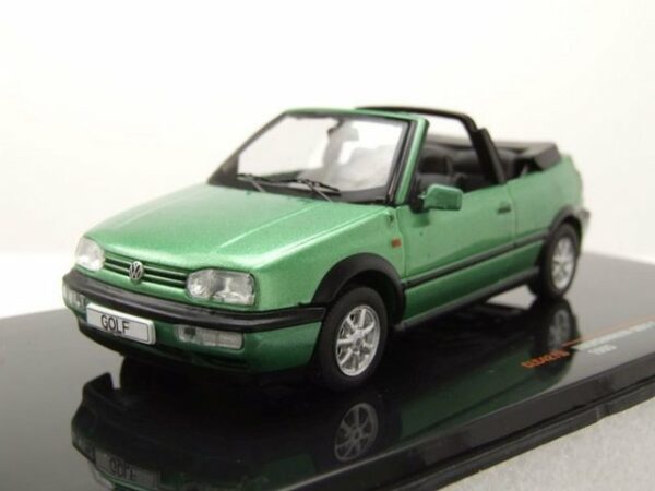 ixo Models Modellauto VW Golf 3 Cabrio 1993 grün metallic Modellauto 1:43 ixo models