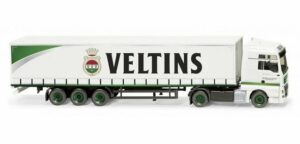 Wiking Modellauto Wiking 53710 Gardinenplanensattelzug