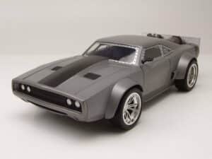 JADA Modellauto Dodge Ice Charger grau metallic Dom Fast & Furious 8 Modellauto 1:24