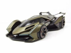 Maisto® Modellauto Lamborghini V12 Vision Gran Turismo matt grün Modellauto 1:18 Maisto